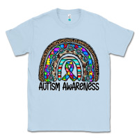 Dusty Blue autism awareness Classic Tee - CowhideDigitalArt