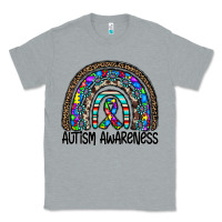 Heather Grey autism awareness Classic Tee - CowhideDigitalArt