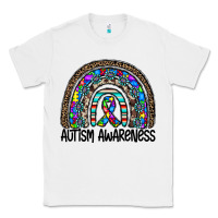 White autism awareness Classic Tee - CowhideDigitalArt