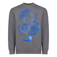 Storm blue dragon Heavyweight Sweatshirt - RanaPortraitStore