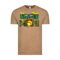 Vintage Coffee softball mini with leopard Vintage Tee - Zillion Design Studio