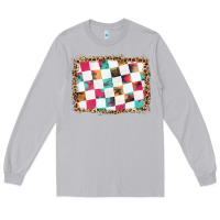 Moon Dust race background with leopard frame Long Sleeve Tee - HRA Design Shop