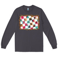 Smoke race background with leopard frame Long Sleeve Tee - HRA Design Shop