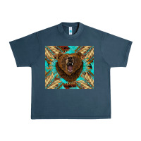Midnight Navy bear native american  tumbler Urban Heavy Tee - BarkalooDesign