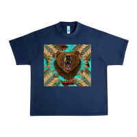 Navy bear native american  tumbler Urban Heavy Tee - BarkalooDesign