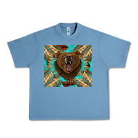 Pebble Blue bear native american  tumbler Urban Heavy Tee - BarkalooDesign