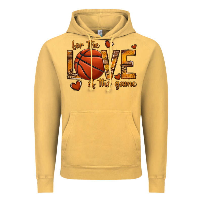 For The Love Of The Game Basketball Vintage Hoodie by texasbilliewilder | Teevron