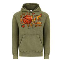 Vintage Olive for the love of the game basketball Vintage Hoodie - texasbilliewilder