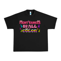 Black Fight Cancer In All Color Urban Heavy Tee - texasbilliewilder
