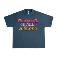 Midnight Navy Fight Cancer In All Color Urban Heavy Tee - texasbilliewilder