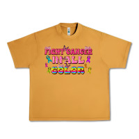 Peanut Butter Fight Cancer In All Color Urban Heavy Tee - texasbilliewilder