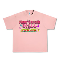 Salmon Fight Cancer In All Color Urban Heavy Tee - texasbilliewilder