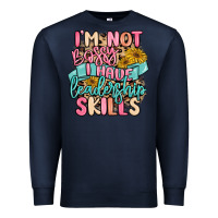Navy i'm not bossy i just have leadership skills Premium Sweatshirt - MaliasSmallBusiness