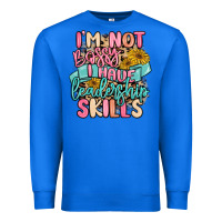 True Royal i'm not bossy i just have leadership skills Premium Sweatshirt - MaliasSmallBusiness