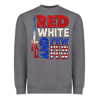 Storm red white and pew pew pew Heavyweight Sweatshirt - texasbilliewilder