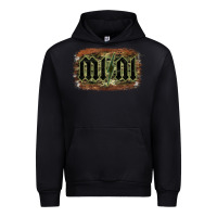 Black Camouflage Patterned Mini Tried Urban Hoodie - Bettercallsaul