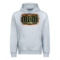 Heather Grey Camouflage Patterned Mini Tried Urban Hoodie - Bettercallsaul