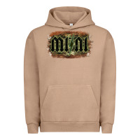 Pigment Burro Camouflage Patterned Mini Tried Urban Hoodie - Bettercallsaul