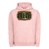 Pigment Salmon Camouflage Patterned Mini Tried Urban Hoodie - Bettercallsaul