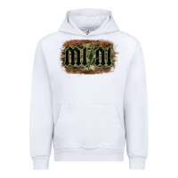 White Camouflage Patterned Mini Tried Urban Hoodie - Bettercallsaul