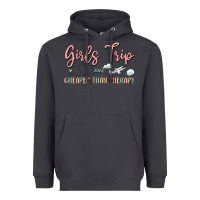Smoke girls trip cheaper than therapy Heavyweight Hoodie - MaliasSmallBusiness