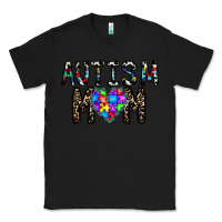 Black autism mom Classic Tee - CowhideDigitalArt