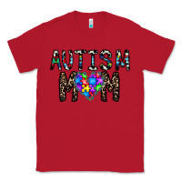 Red autism mom Classic Tee - CowhideDigitalArt
