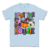 Dusty Blue Hallowen Boo Classic Tee - AdoDesignShop