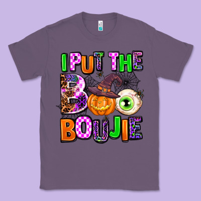 Hallowen Boo Classic Tee Designed By Adodesignshop