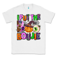 White Hallowen Boo Classic Tee - AdoDesignShop