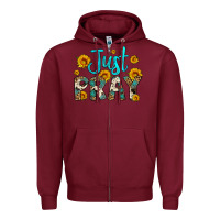 Burgundy just pray Zipper Hoodie - Artiststas