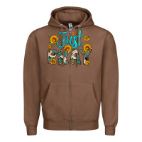 Chestnut just pray Zipper Hoodie - Artiststas