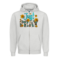 Dove Grey just pray Zipper Hoodie - Artiststas