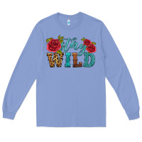 Colony Blue stay wild Long Sleeve Tee - HRA Design Shop