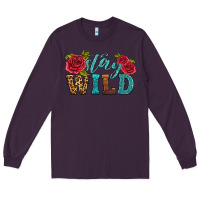 Plum stay wild Long Sleeve Tee - HRA Design Shop
