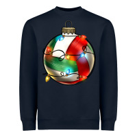 Navy christmas  volleyball Heavyweight Sweatshirt - Zillion Design Studio