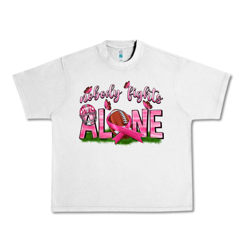 Football Nobody Fights Alone Urban Heavy Tee by texasbilliewilder | Teevron