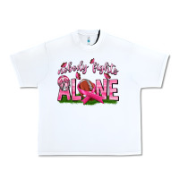 White Football Nobody Fights Alone Urban Heavy Tee - texasbilliewilder