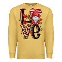 Antique Gold love gnome Premium Sweatshirt - MaliasSmallBusiness