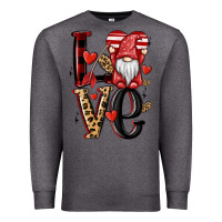 Charcoal Heather love gnome Premium Sweatshirt - MaliasSmallBusiness