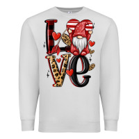 Dove Grey love gnome Premium Sweatshirt - MaliasSmallBusiness