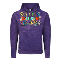 Cloud Purple school's out for summer Vintage Hoodie - Zillion Design Studio