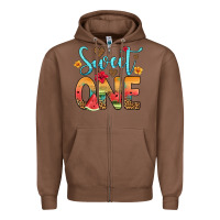 Chestnut sweet one watermelon Zipper Hoodie - Artiststas