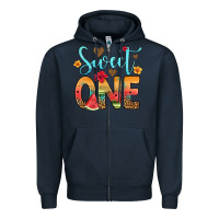 Navy sweet one watermelon Zipper Hoodie - Artiststas