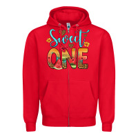 Red sweet one watermelon Zipper Hoodie - Artiststas