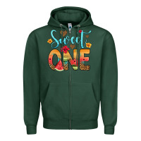 Sports Green sweet one watermelon Zipper Hoodie - Artiststas