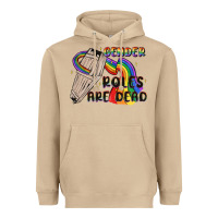 Mushroom gender roles are dead Heavyweight Hoodie - MaliasSmallBusiness