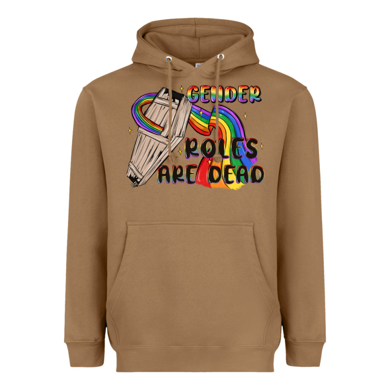 Gender Roles Are Dead Heavyweight Hoodie by MaliasSmallBusiness | Teevron