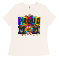 Bone proud mom with sunflower Ladies Tee - AdoDesignShop