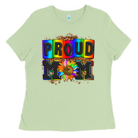 Matcha proud mom with sunflower Ladies Tee - AdoDesignShop